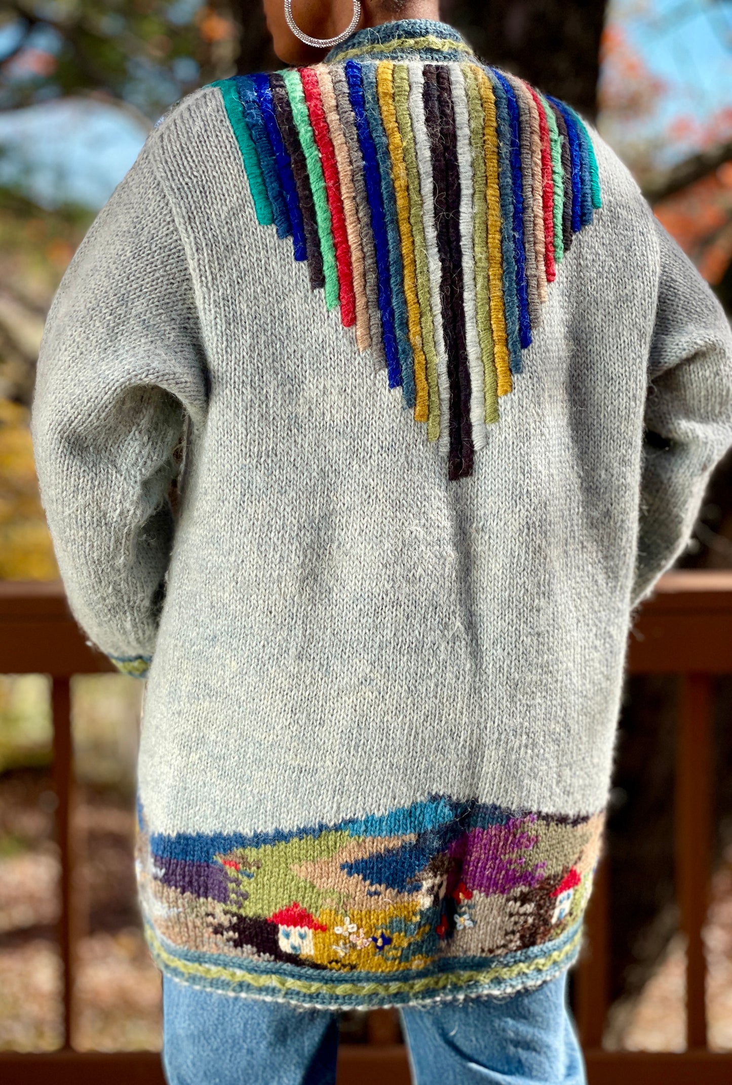 Wool Cardigan Sweater