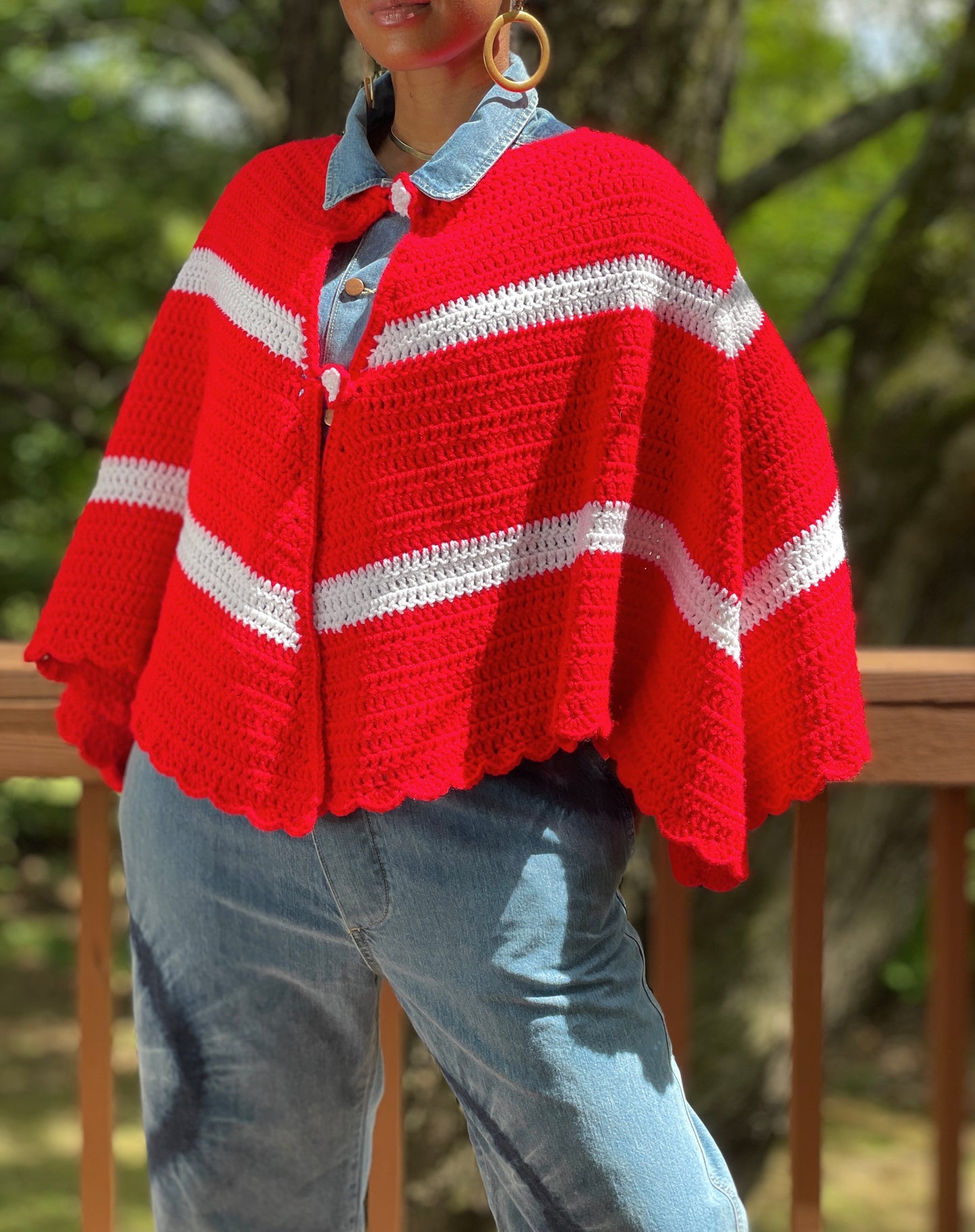 Hand Made Crochet Poncho