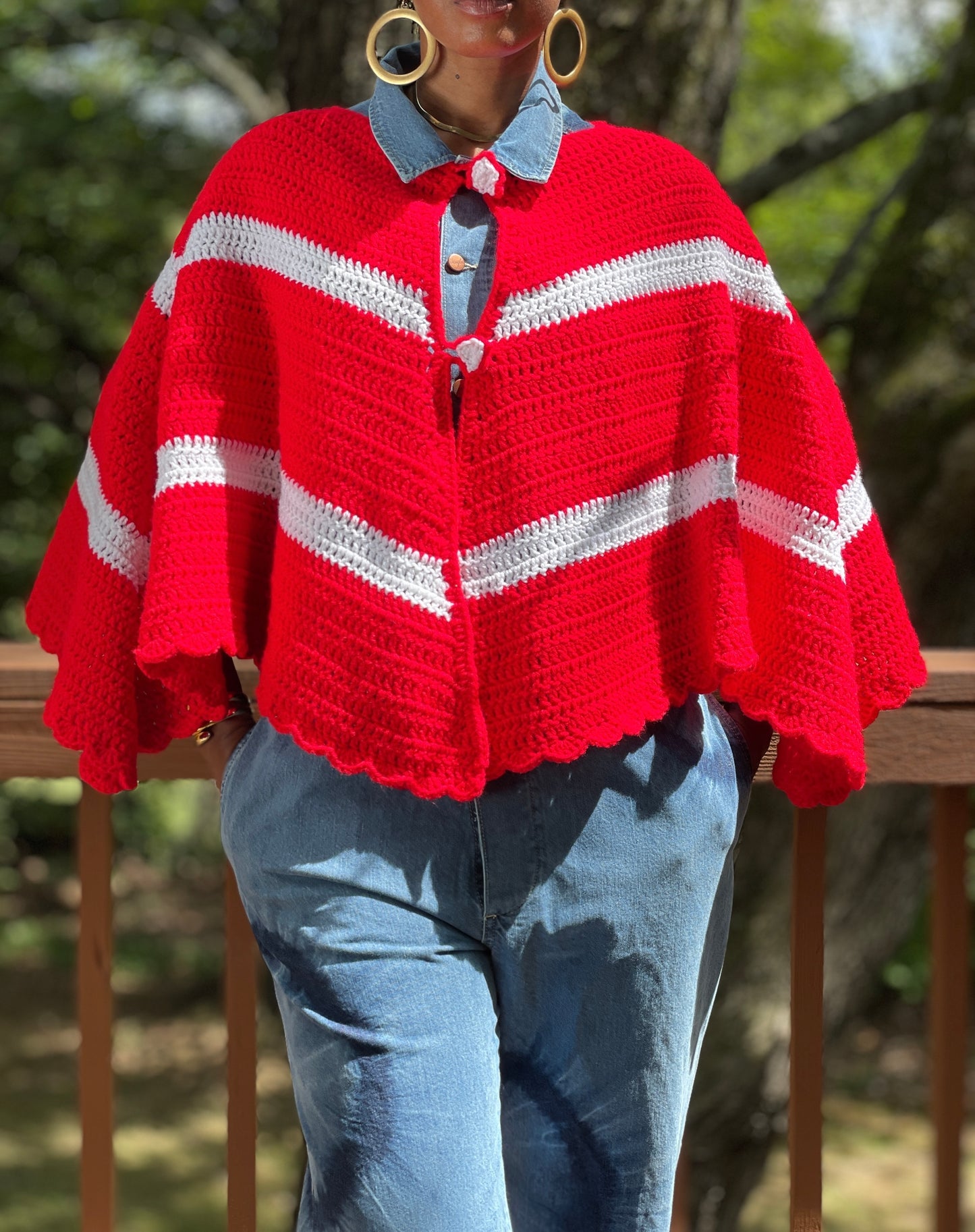 Hand Made Crochet Poncho