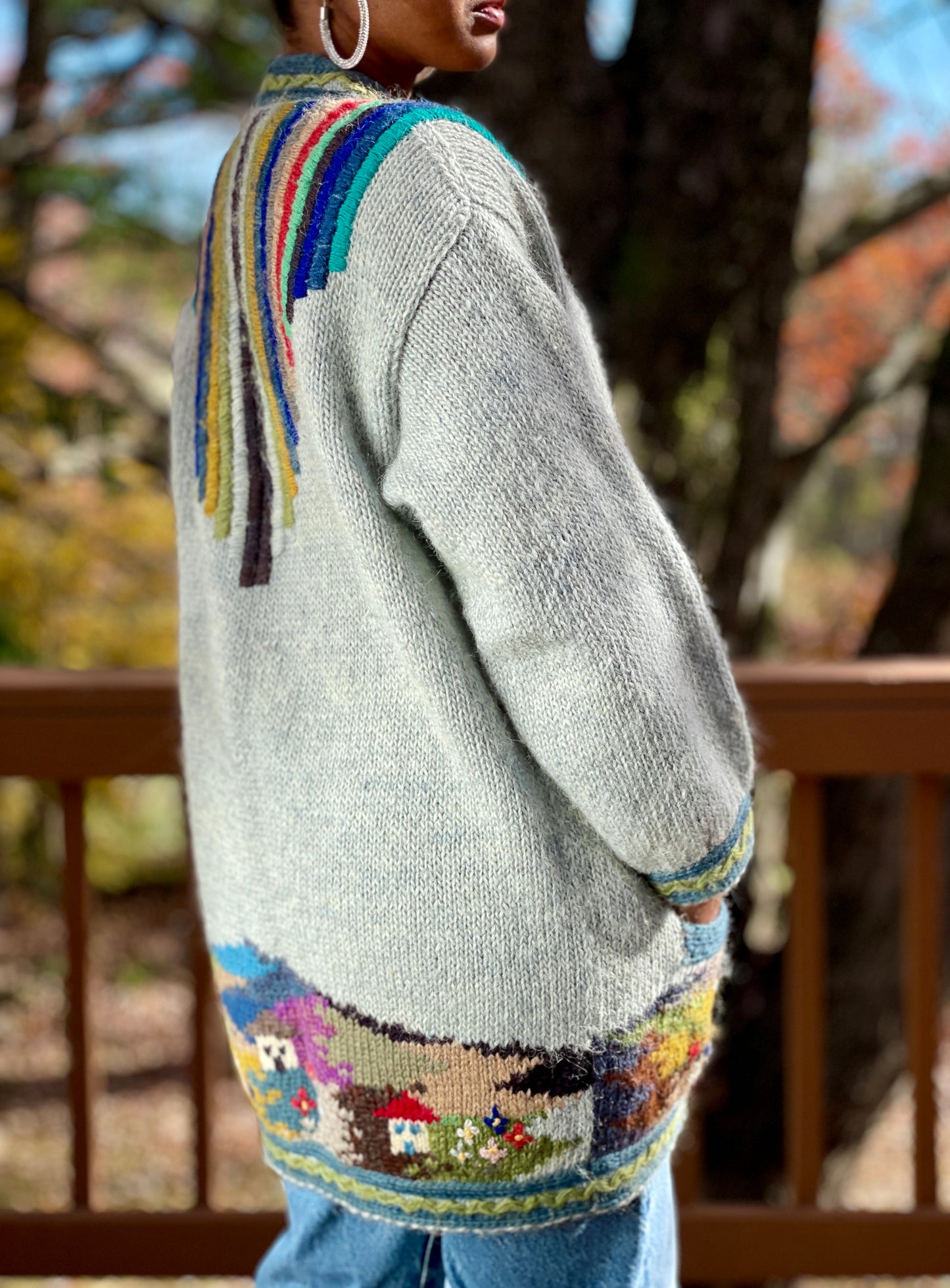 Wool Cardigan Sweater