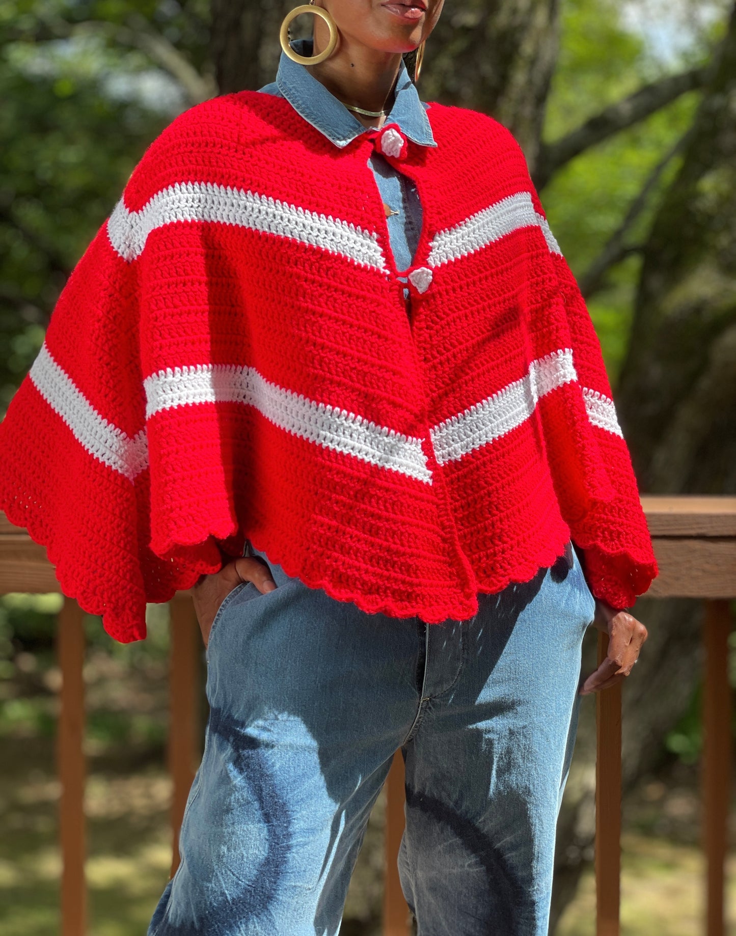 Hand Made Crochet Poncho