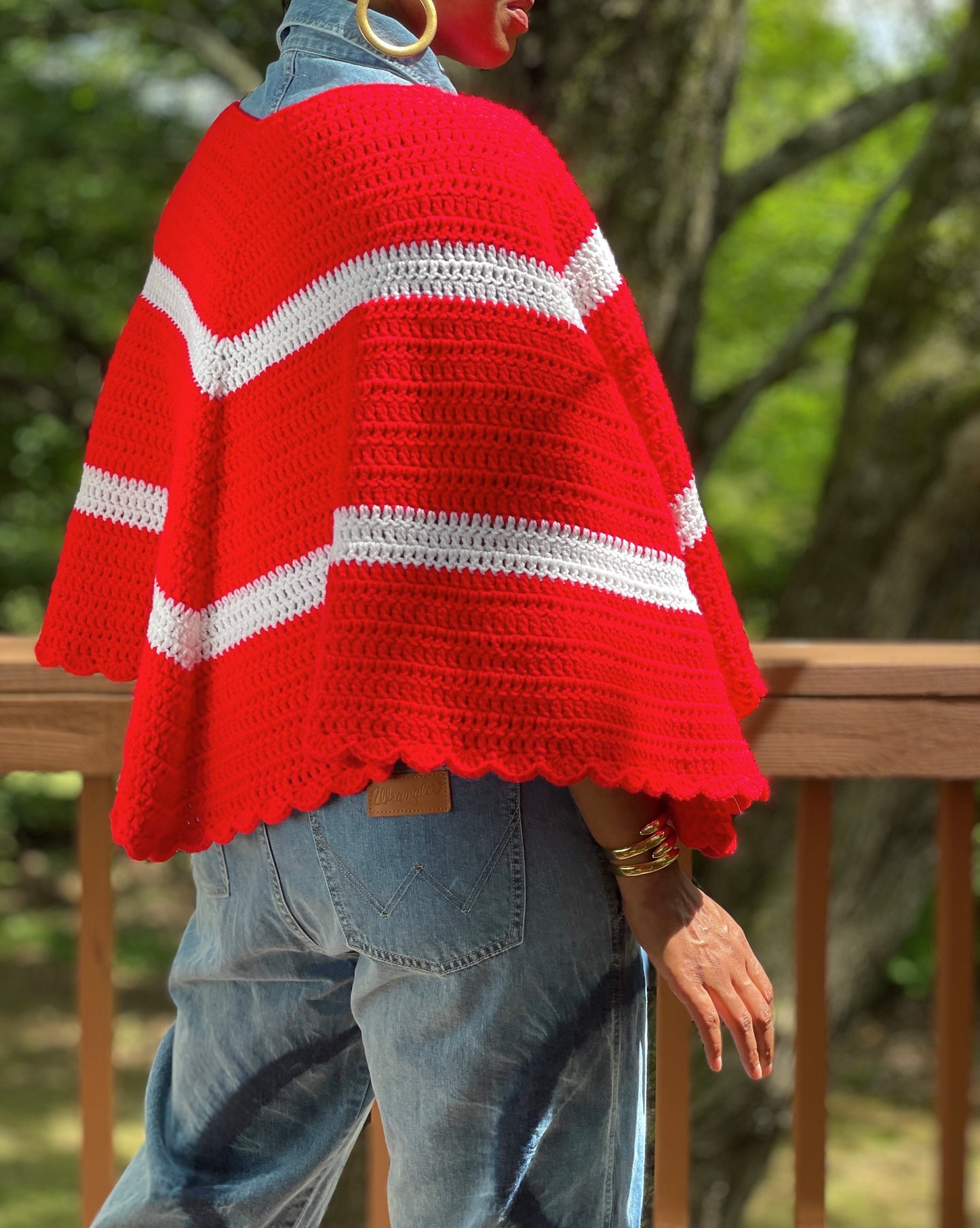 Hand Made Crochet Poncho